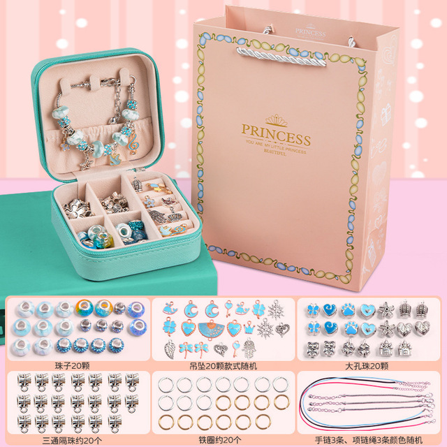 📿The Stunning Girl’s Pandora Style Crystal Jewelry Making Sets – Perfect For Girls of ALL AGES!🌈