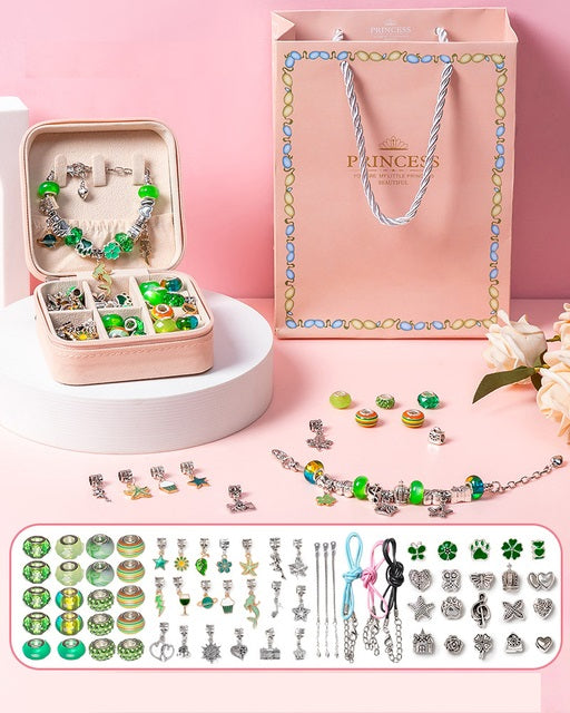 📿The Stunning Girl’s Pandora Style Crystal Jewelry Making Sets – Perfect For Girls of ALL AGES!🌈