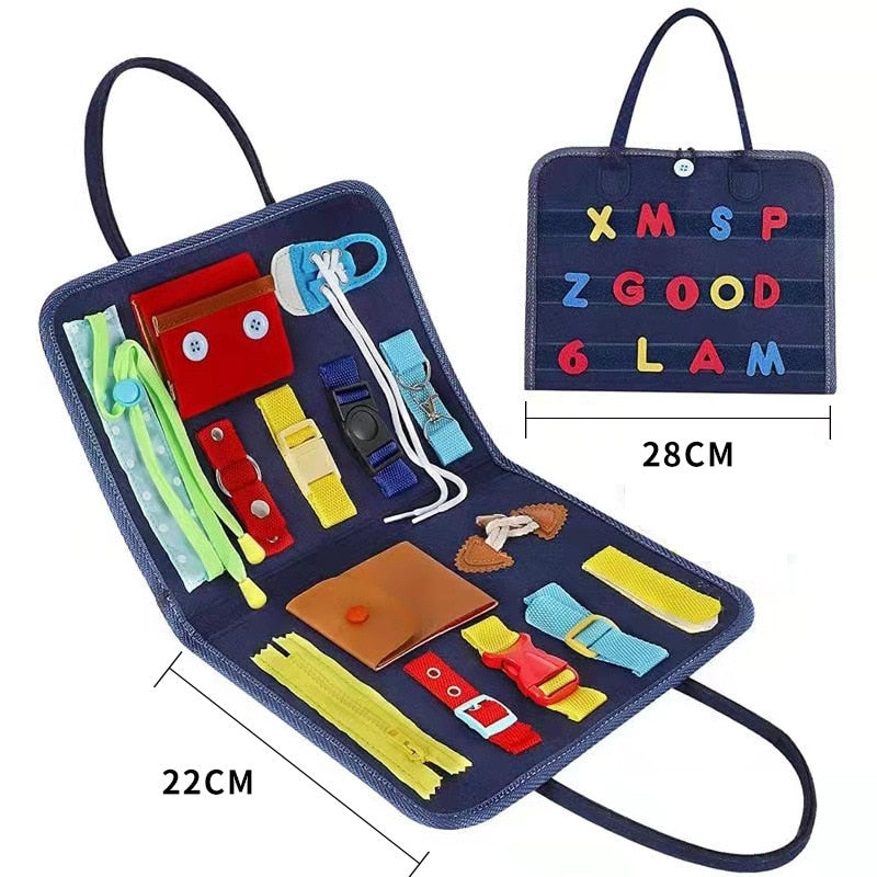 Kidz"R"uz - The 14 into 1 Toddler Busy Bag