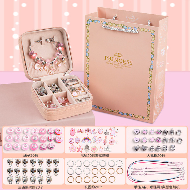 📿The Stunning Girl’s Pandora Style Crystal Jewelry Making Sets – Perfect For Girls of ALL AGES!🌈