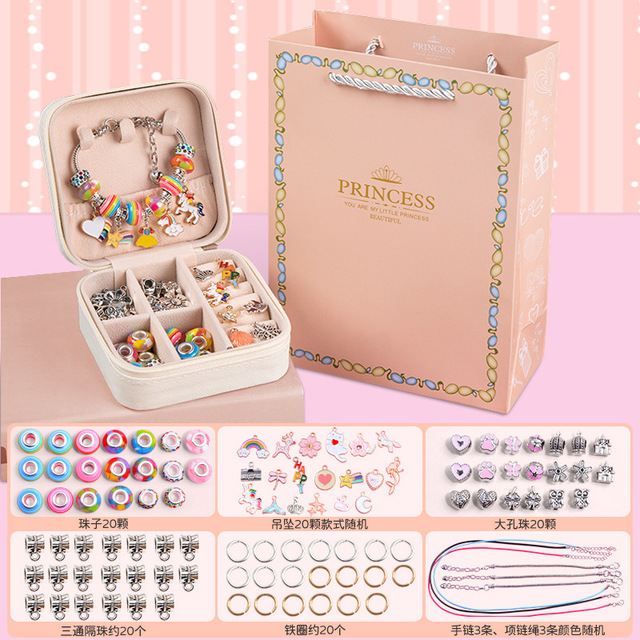 📿The Stunning Girl’s Pandora Style Crystal Jewelry Making Sets – Perfect For Girls of ALL AGES!🌈