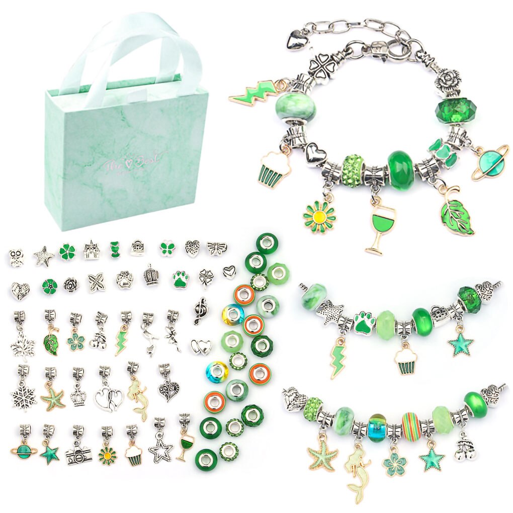 📿The Stunning Girl’s Pandora Style Crystal Jewelry Making Sets – Perfect For Girls of ALL AGES!🌈