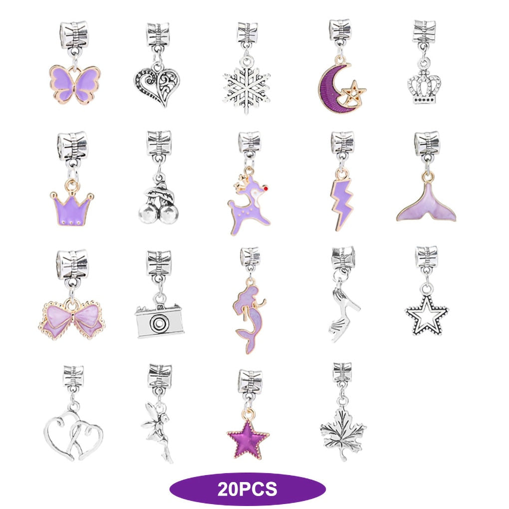 📿The Stunning Girl’s Pandora Style Crystal Jewelry Making Sets – Perfect For Girls of ALL AGES!🌈