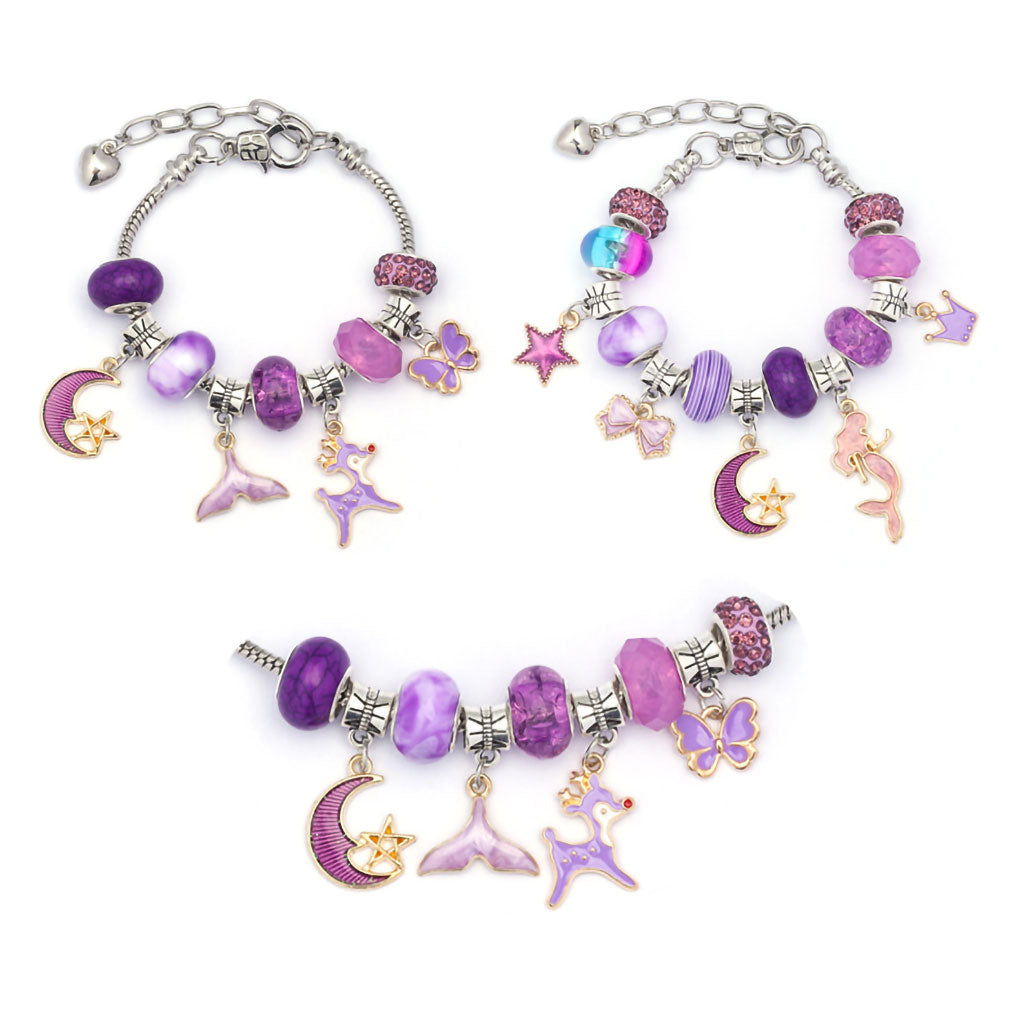 📿The Stunning Girl’s Pandora Style Crystal Jewelry Making Sets – Perfect For Girls of ALL AGES!🌈