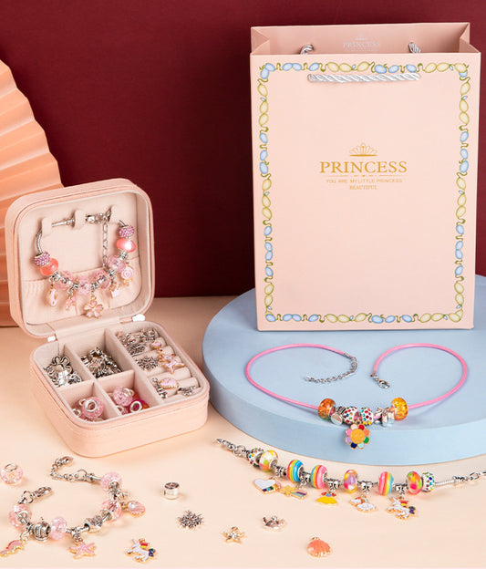 📿The Stunning Girl’s Pandora Style Crystal Jewelry Making Sets – Perfect For Girls of ALL AGES!🌈